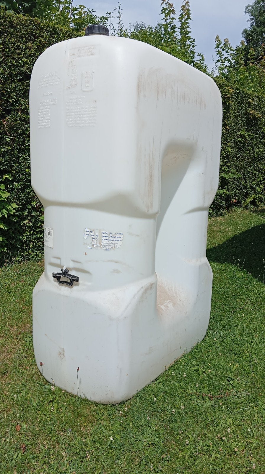 Citerne 1000 L, Enlèvement