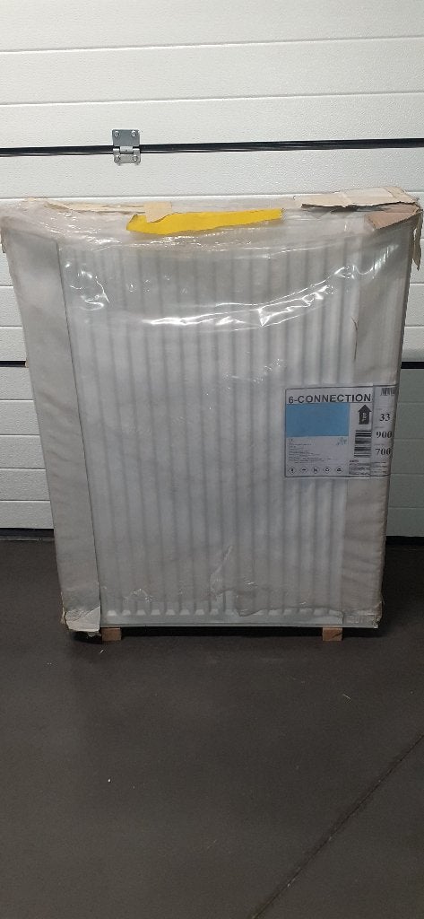 Radiateur T33 900 x 700 Blanc, Doe-het-zelf en Bouw, Ophalen, Radiator, Nieuw, 60 tot 150 cm