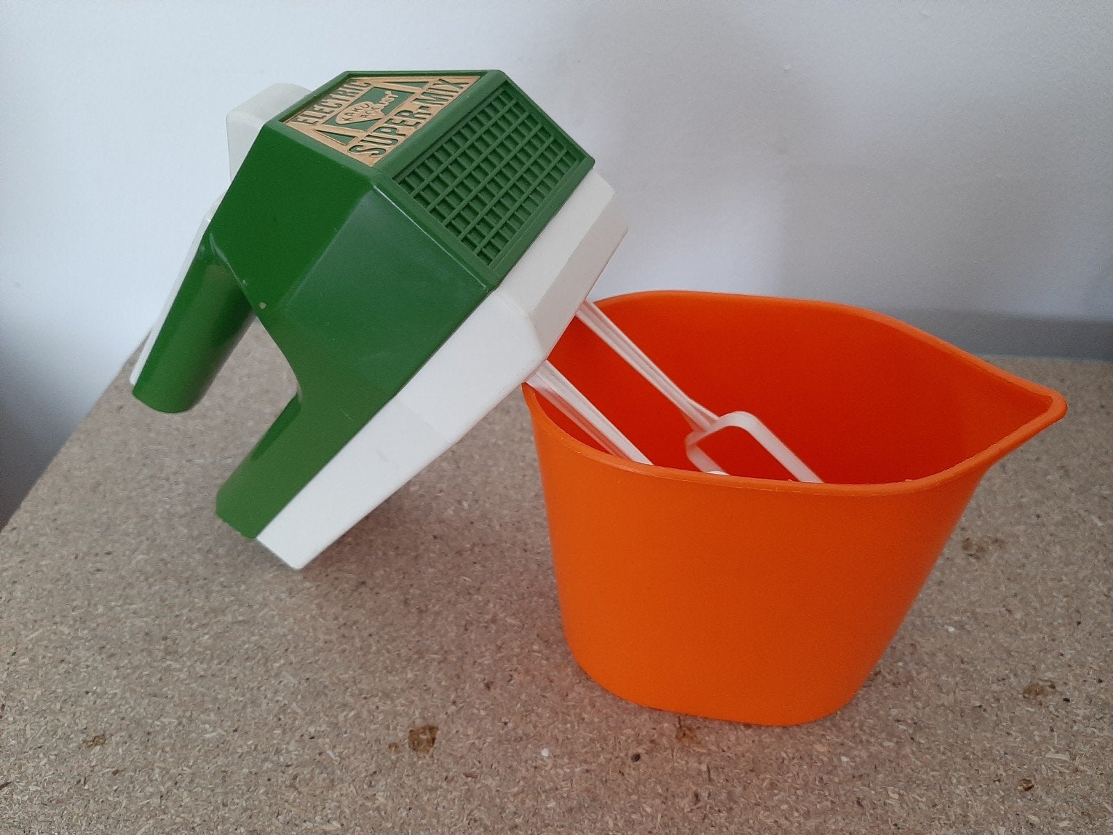 Vintage mixer en beker, Ophalen of Verzenden