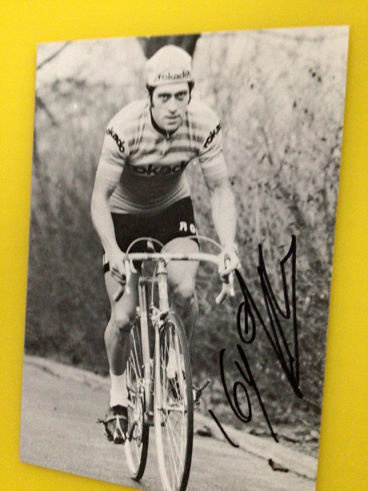 wielerkaart 1973 team rokado tony houbrechts signe, Verzenden, Zo goed als nieuw