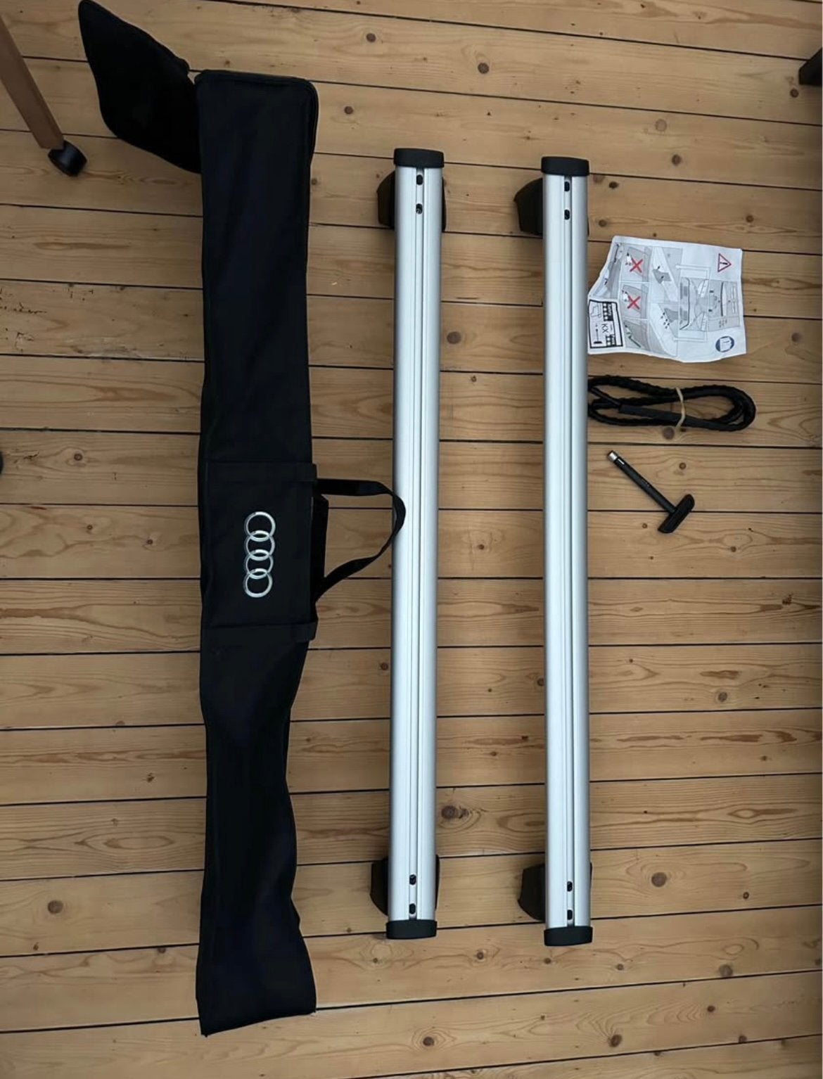 Originele Audi dakdragers Q5 met opbergtas, Auto diversen, Ophalen, Nieuw