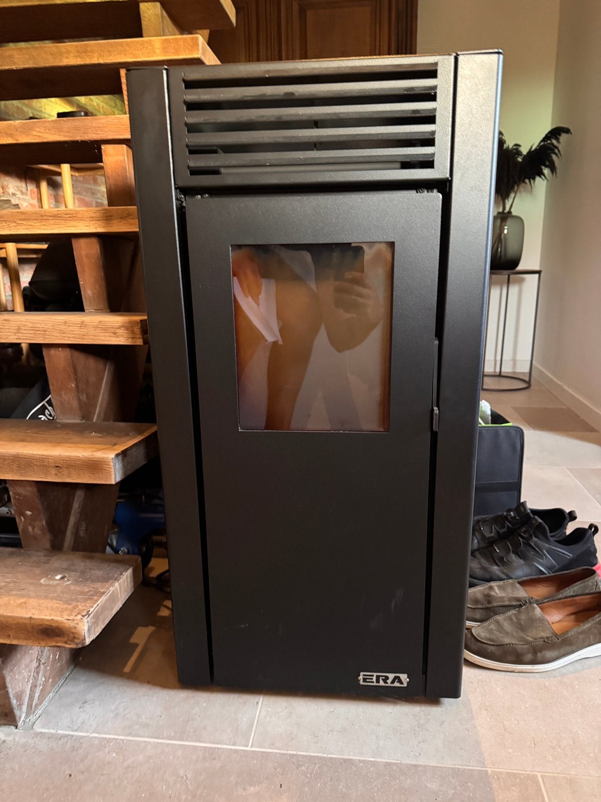Poêle à granulés Dielle ERA 10 — 10 kW — comme neuf, Enlèvement, Comme neuf, Poêle à granulés