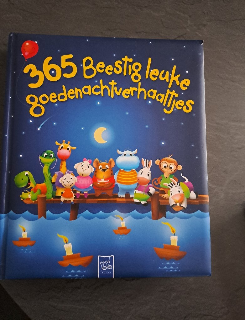 365 beestig leuke goedenachtverhaaltjes, Enlèvement ou Envoi, Comme neuf, 2 à 3 ans