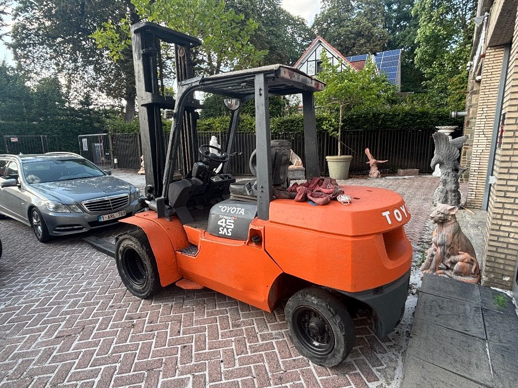 Toyota heftruck diesel 4000kg hefvermogen, Diesel, TOYOTA, Enlèvement, Plus de 4 000 kg