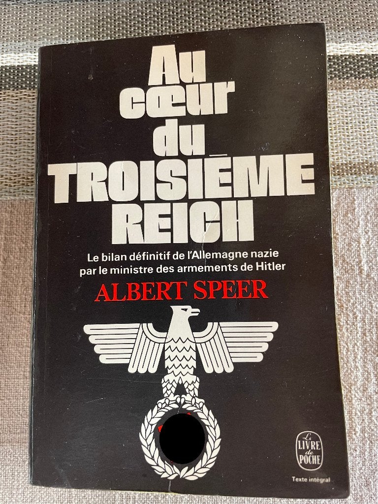 Au coeur du Troisième Reich, Ophalen of Verzenden, Algemeen, Albert Speer, Tweede Wereldoorlog