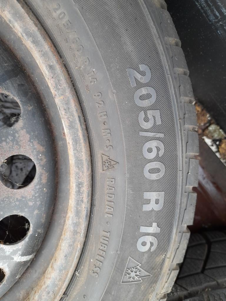 Set winterbanden op velg 4x100 vw, Enlèvement
