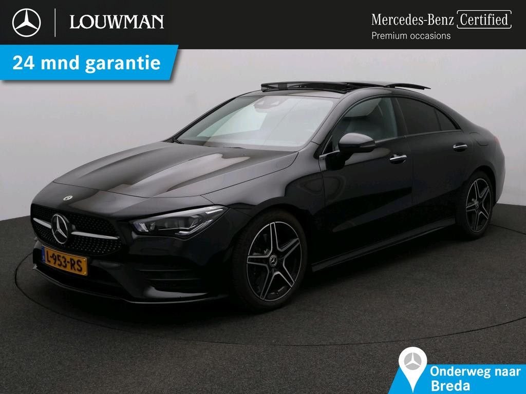 Mercedes-Benz CLA 200 Business Solution AMG AMG Line | Night, Auto's, Mercedes-Benz, Automaat, CLA, 140 g/km, Zwart