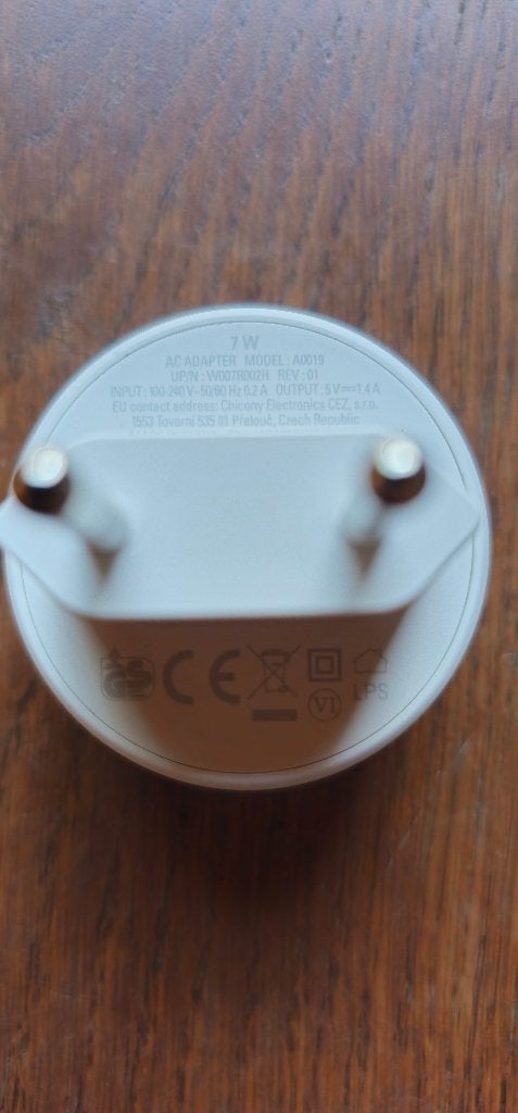 Nest AC ADAPTER ingang 100-240V uitgang 5V 1.4A model A0019, Telecommunicatie, Mobiele telefoons | Telefoon-opladers, Ophalen