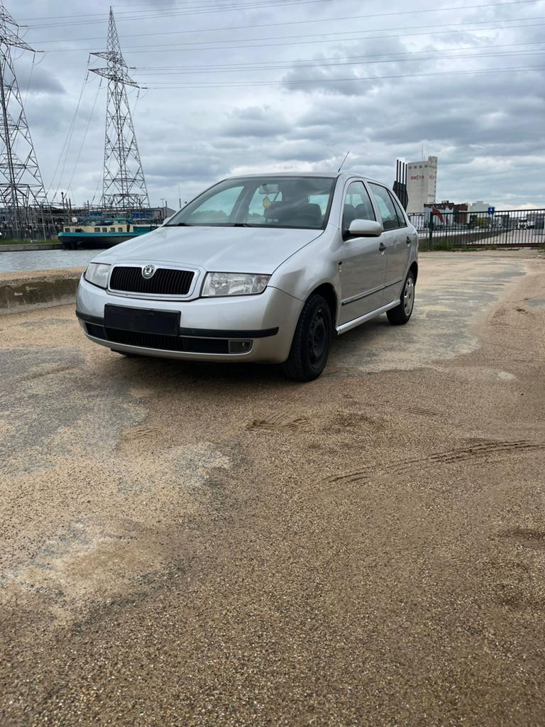 Skoda Fabia 1.4Benzine 5 deurs Gekeurd, Autos, Argent ou Gris, Achat, Noir, 5 portes