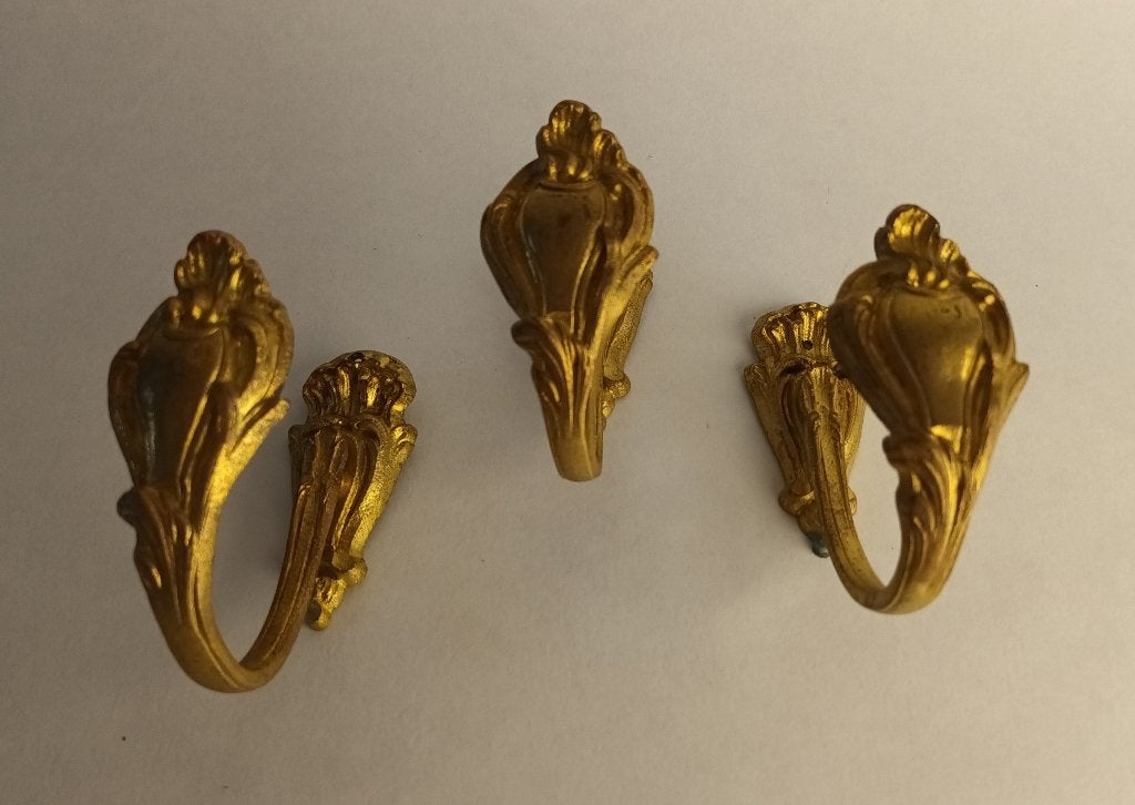 Antieke gordijnhouders (3 stuks), Ophalen of Verzenden, Zo goed als nieuw, Overige kleuren, Barok
