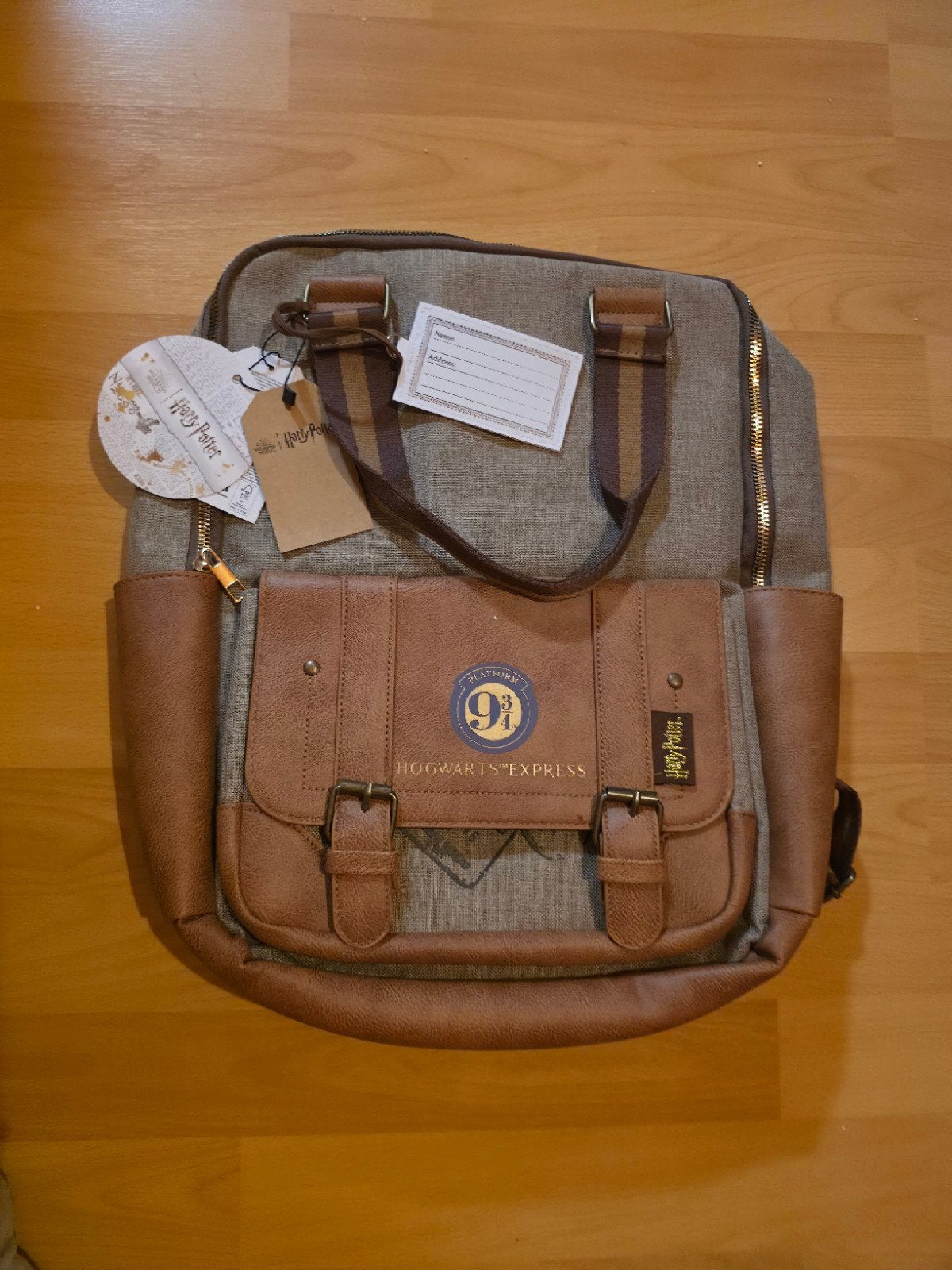 Sac à dos harry potter neuf - poudlard express / prix négoci, Handtassen en Accessoires, Ophalen of Verzenden, Nieuw, Bruin