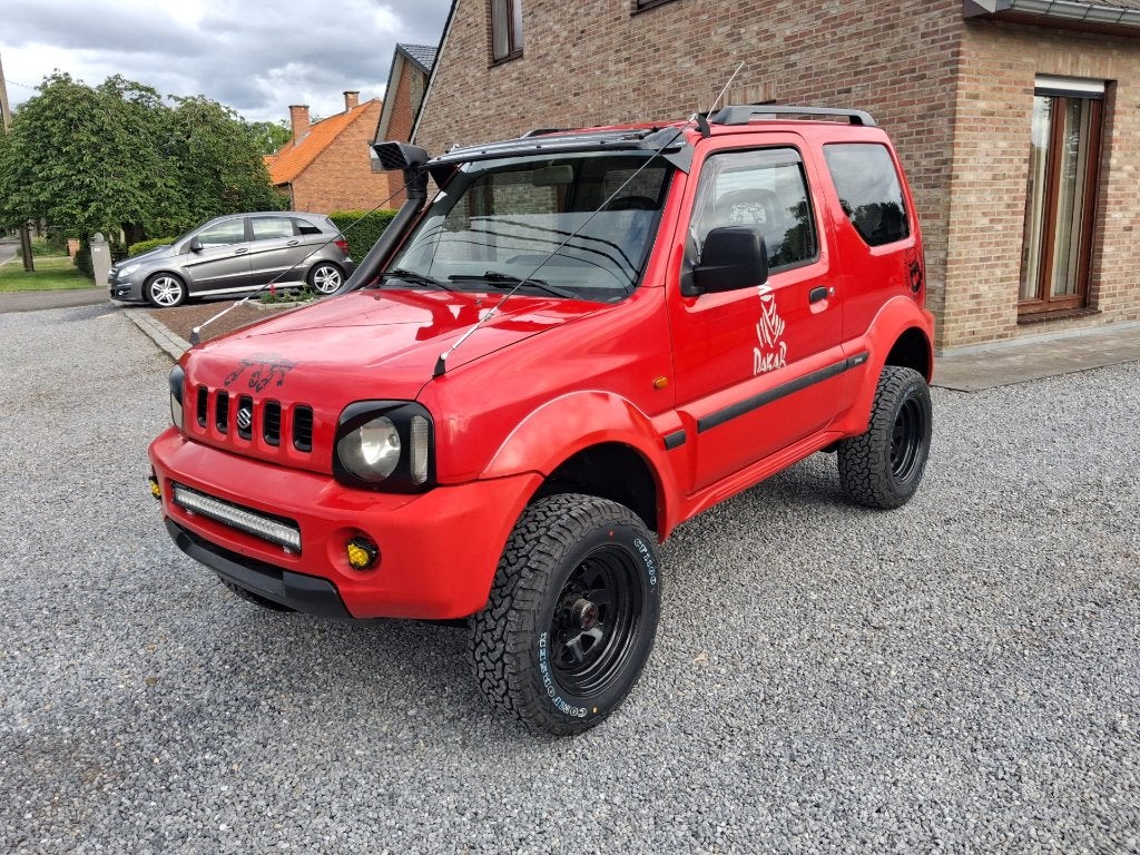 Suzuki Jimmy #4x4 # tout-terrain ! tuba surélevé ! inspecté, Autos, Rouge, Achat, Entreprise, Boîte manuelle