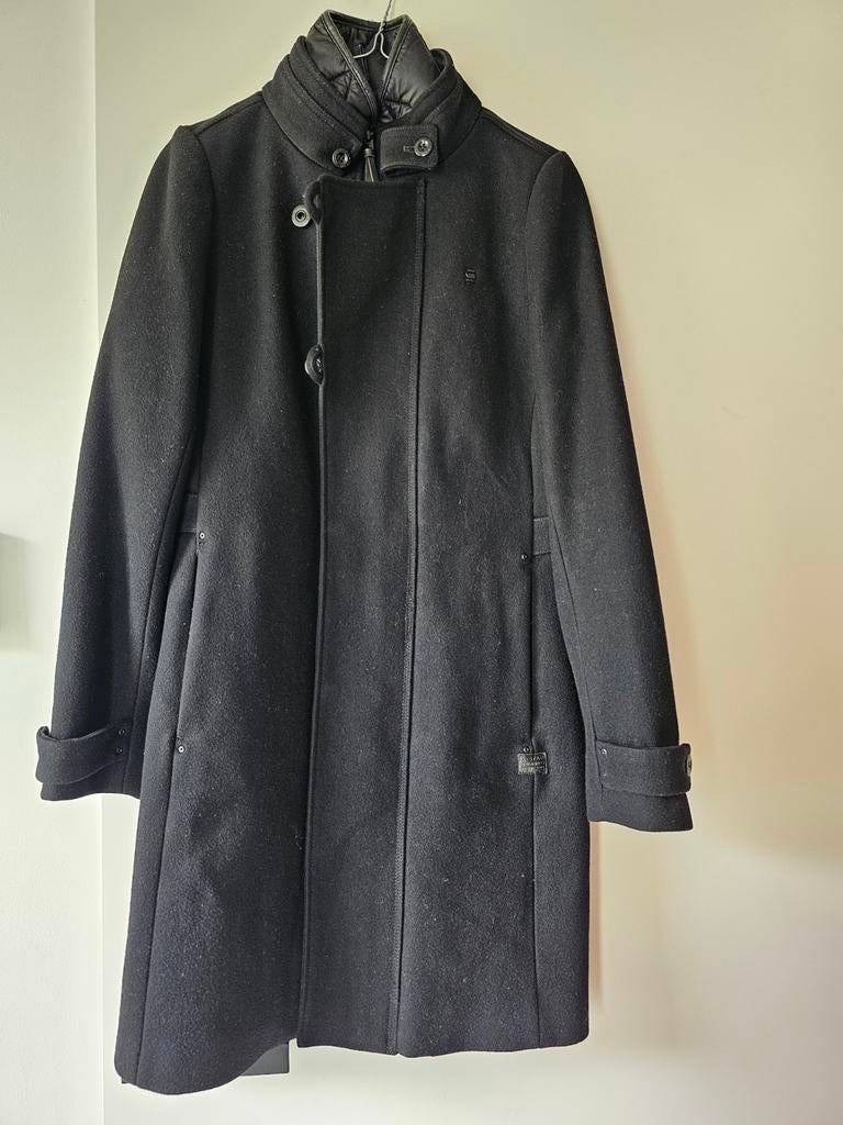 G-star jas, Ophalen, Zwart, Zo goed als nieuw, Maat 36 (S)