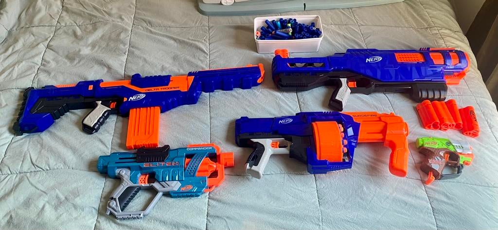 Set NERF blasters/guns, Enlèvement, Utilisé