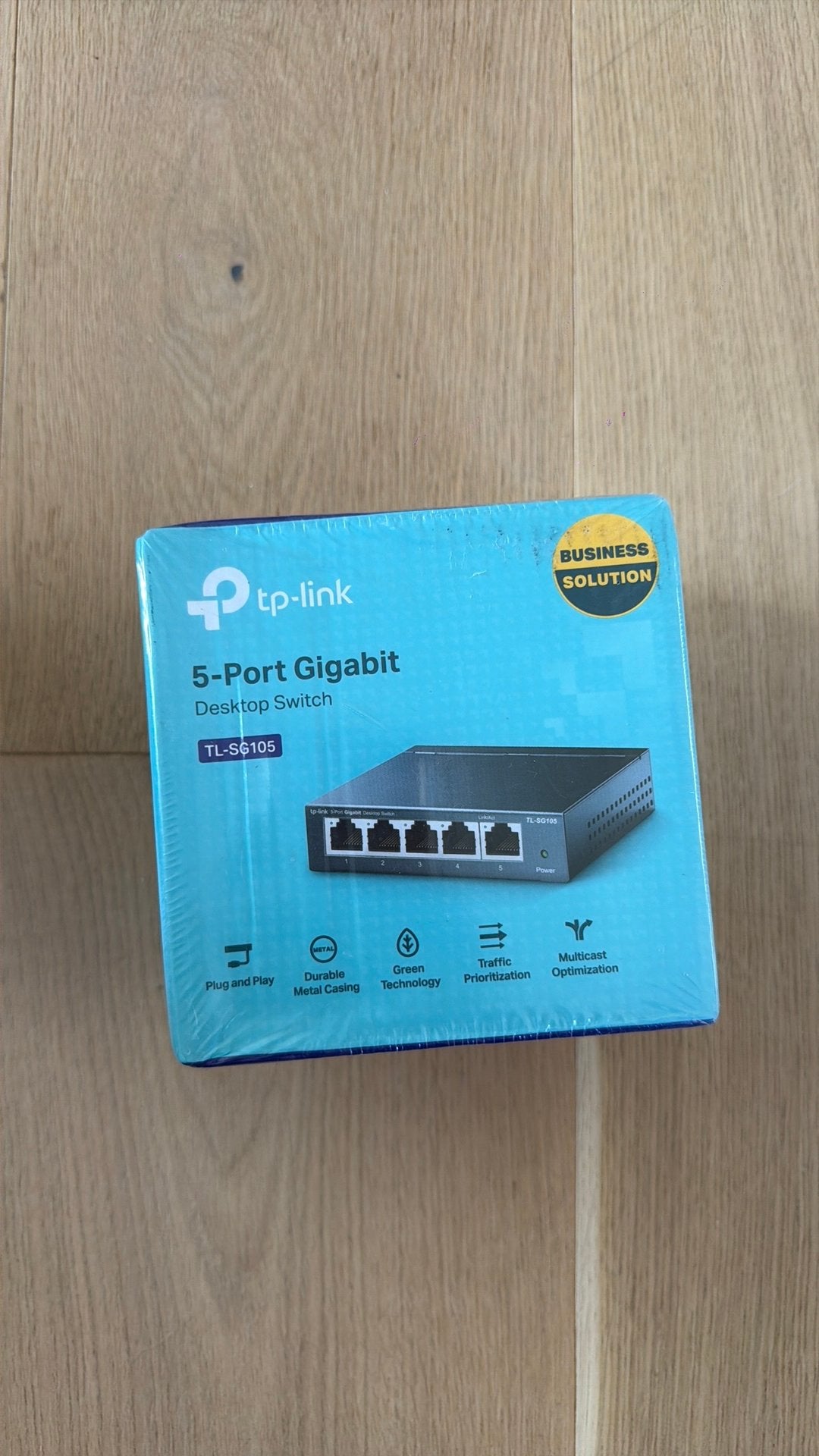 TP-link 5-Port Gigabit switch, Computers en Software, Netwerk switches, Ophalen of Verzenden, Nieuw