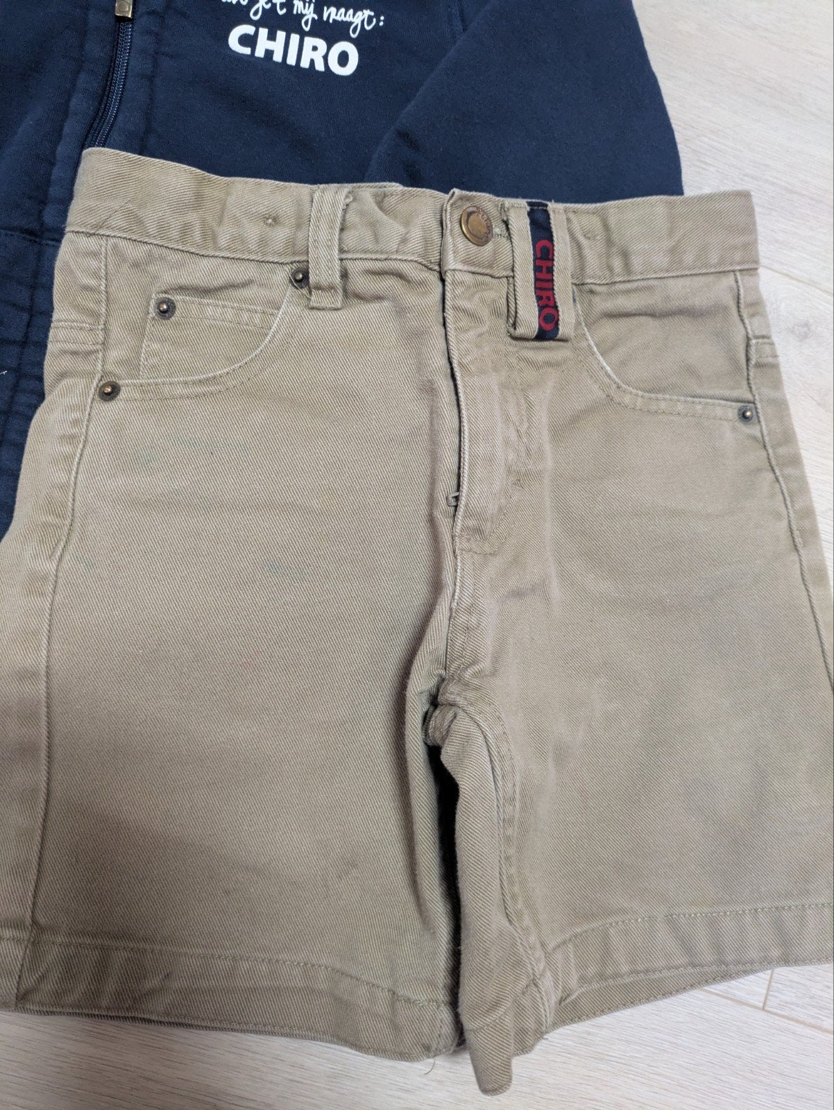 Chiro trui en short maat 128, Ophalen of Verzenden