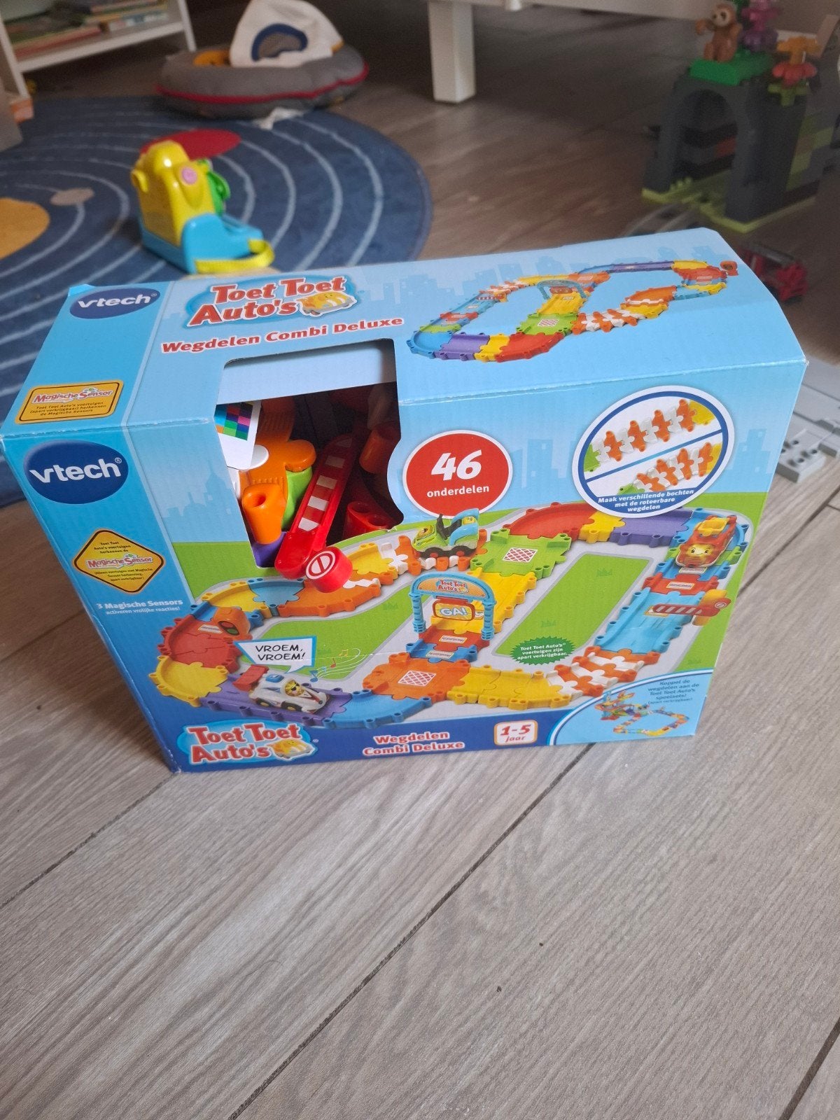 toet toet auto's deluxe set wegonderdelen, Enlèvement ou Envoi, Utilisé, Garçon ou Fille