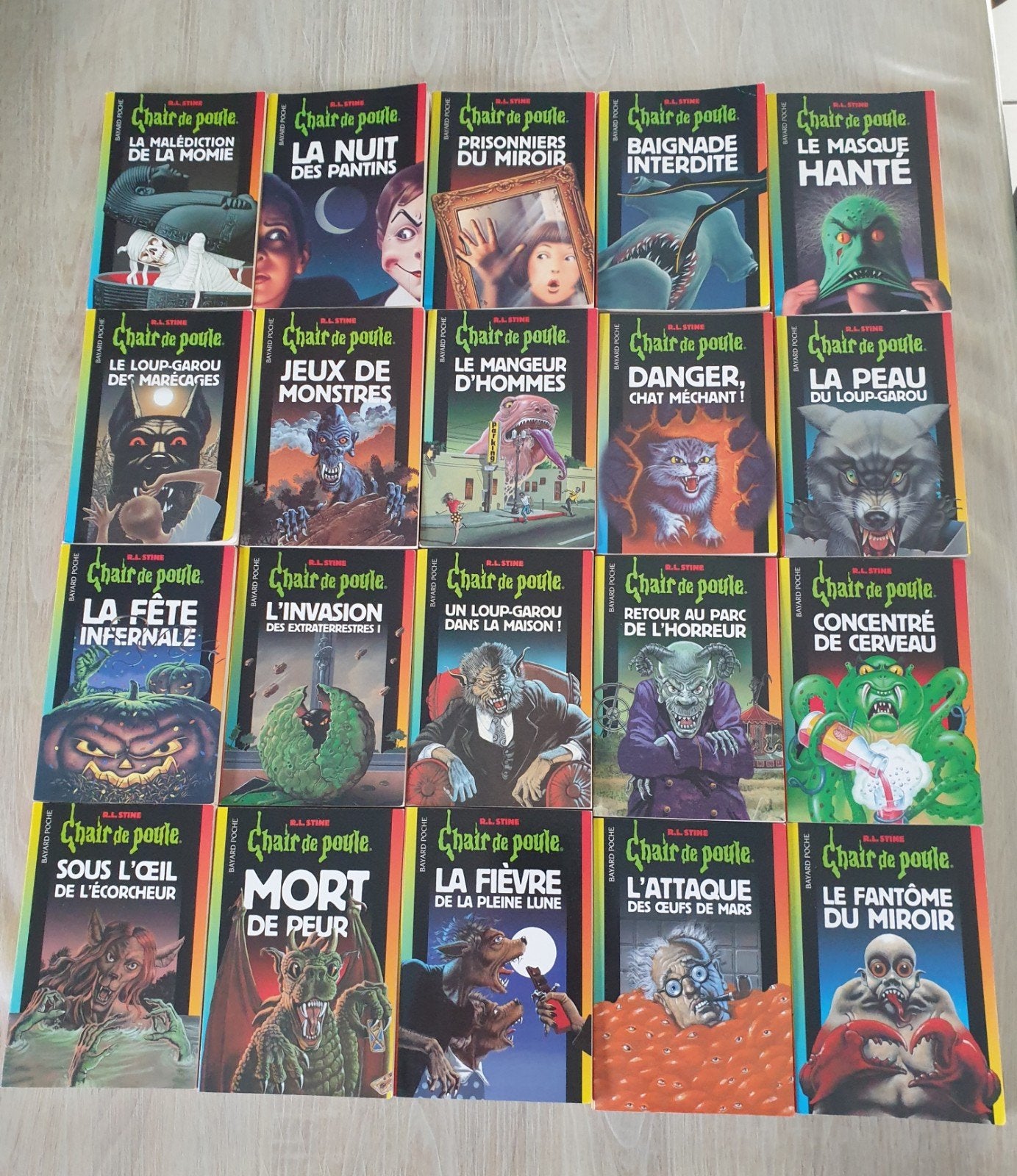 Livres Chair de Poule   3€/pce, Livres, Enlèvement