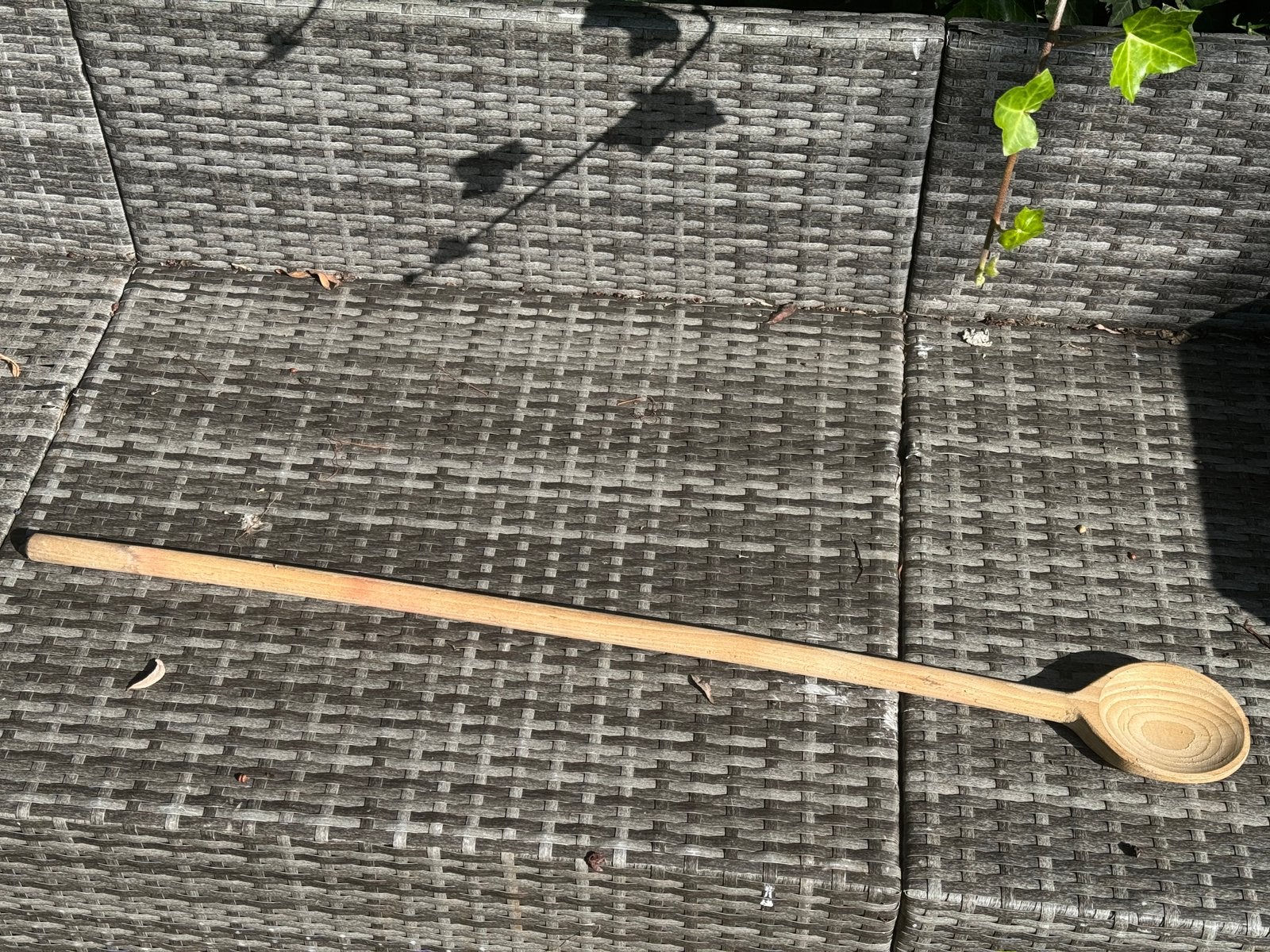 Grote houten (sier)lepel, Ophalen, Zo goed als nieuw