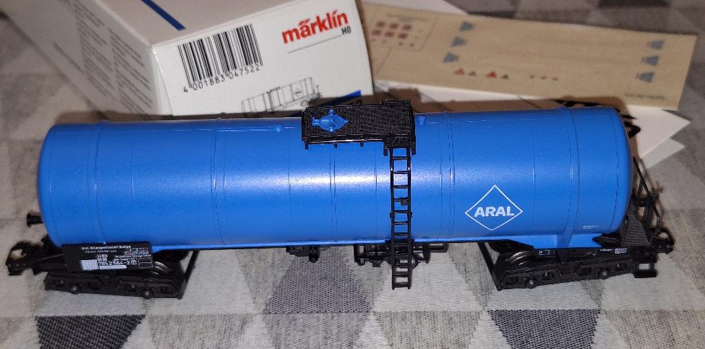Märklin HO 4752 ketelwagen "Aral" van de SBB, Ophalen of Verzenden, Zo goed als nieuw, Wagon, Märklin
