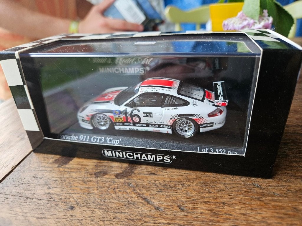 Porsche 911 GT3 24h Daytona 2004 num16 1/43, Enlèvement ou Envoi, Neuf, Voiture, MiniChamps