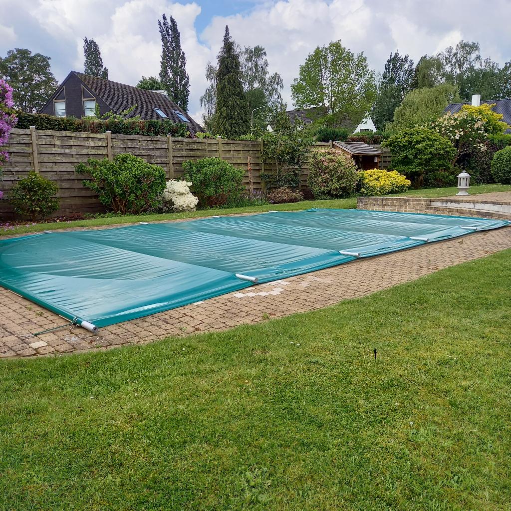 veiligheidsafdekking voor het zwembad, Tuin en Terras, Ophalen, Zo goed als nieuw, Afdekzeil