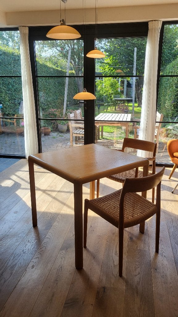 Kleine mid-century eettafel van Van Den Berghe & Pauvers, Ophalen, Gebruikt, 50 tot 100 cm, 50 tot 100 cm