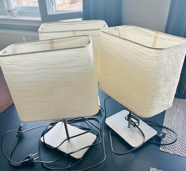 3 lampes de table - Ikea, Maison & Meubles, Moins de 50 cm, Comme neuf, Enlèvement, Autres matériaux