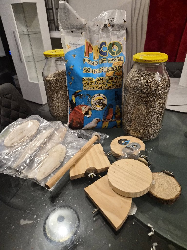 Gratis Schelpenzand, sépia et zitplankjes, Ophalen, Nieuw
