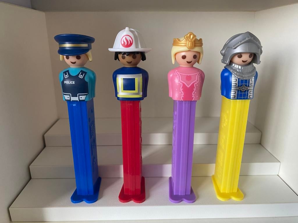 PEZ playmobil, Verzamelen, Poppetjes en Figuurtjes, Ophalen of Verzenden, Zo goed als nieuw