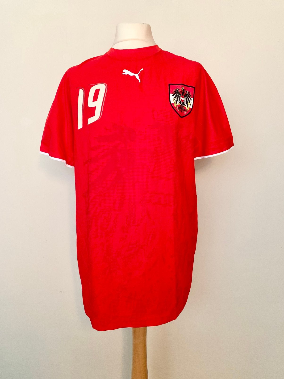 Austria 2006-2007 Home Kuljic match worn football shirt, Sport en Fitness, Maat XL, Ophalen of Verzenden, Zo goed als nieuw, Shirt
