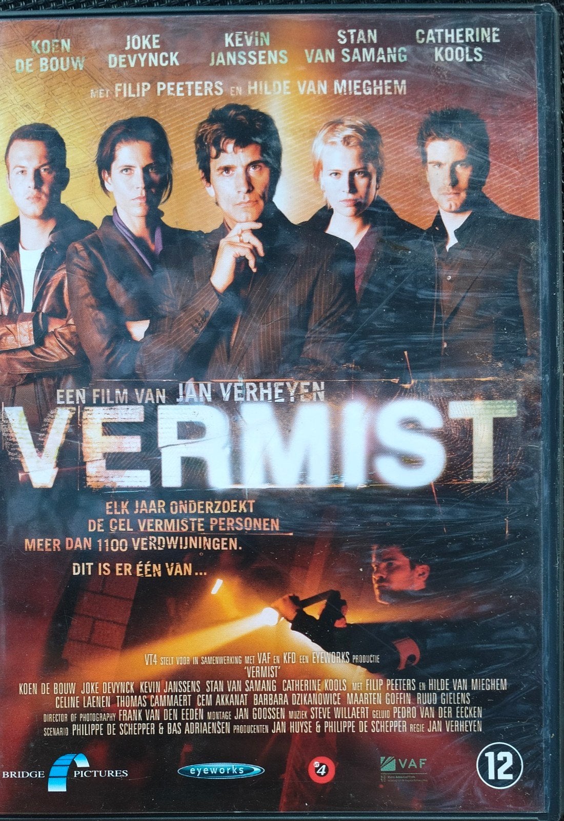 Vermist, CD & DVD, Enlèvement, Grand écran, À partir de 12 ans, Thriller