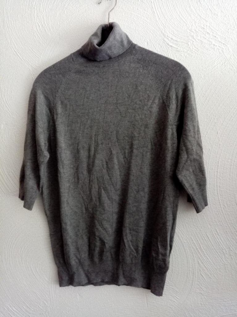 Zara : grijs coltrui rolcol pull driekwart mouwen , mt L, Kleding | Dames, Zara, Maat 42/44 (L), Ophalen of Verzenden, Zo goed als nieuw