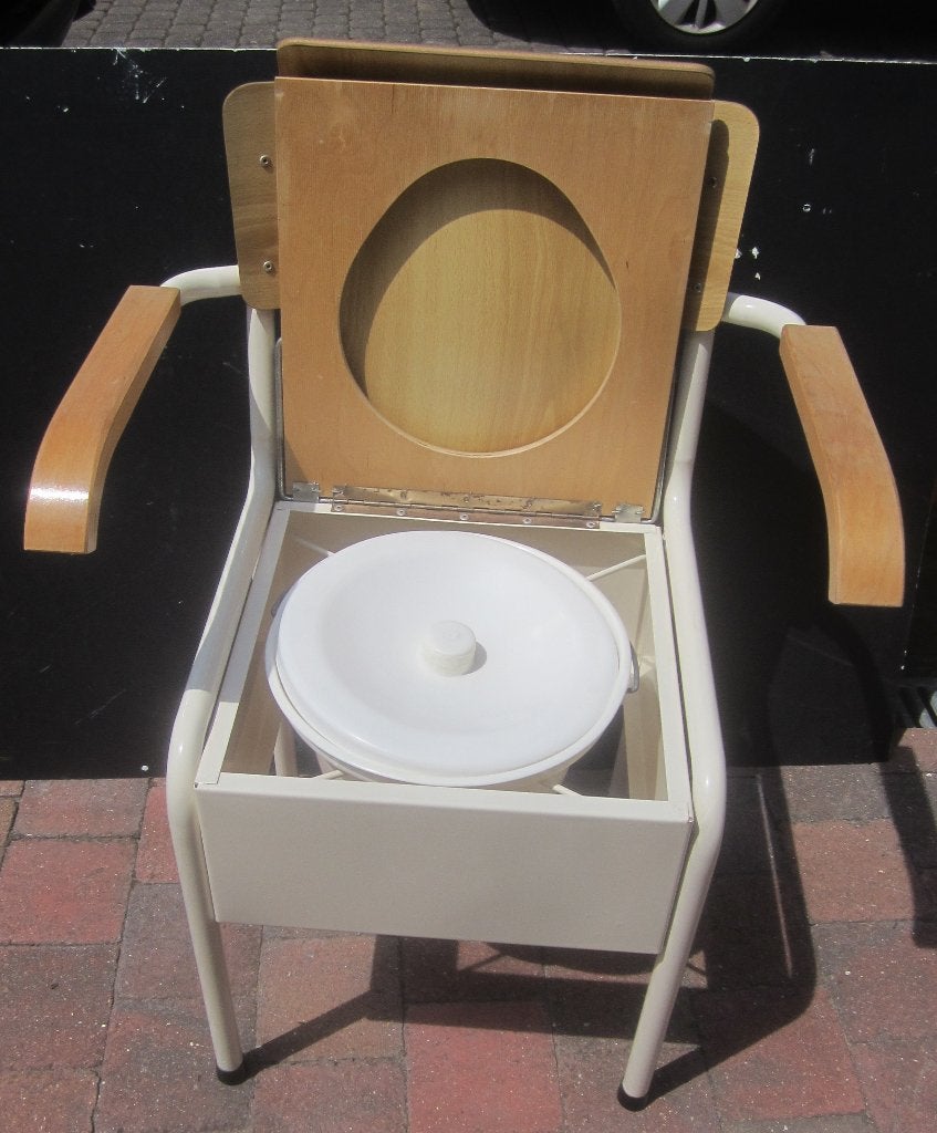 Toiletstoel - vintage, Ophalen
