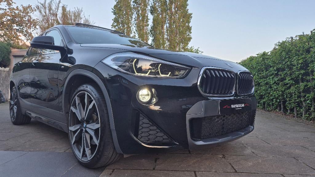 BMW x2 xdrive 2.0d m sportpakketauto, Auto's, Automaat, 1998 cc, X2, Zwart