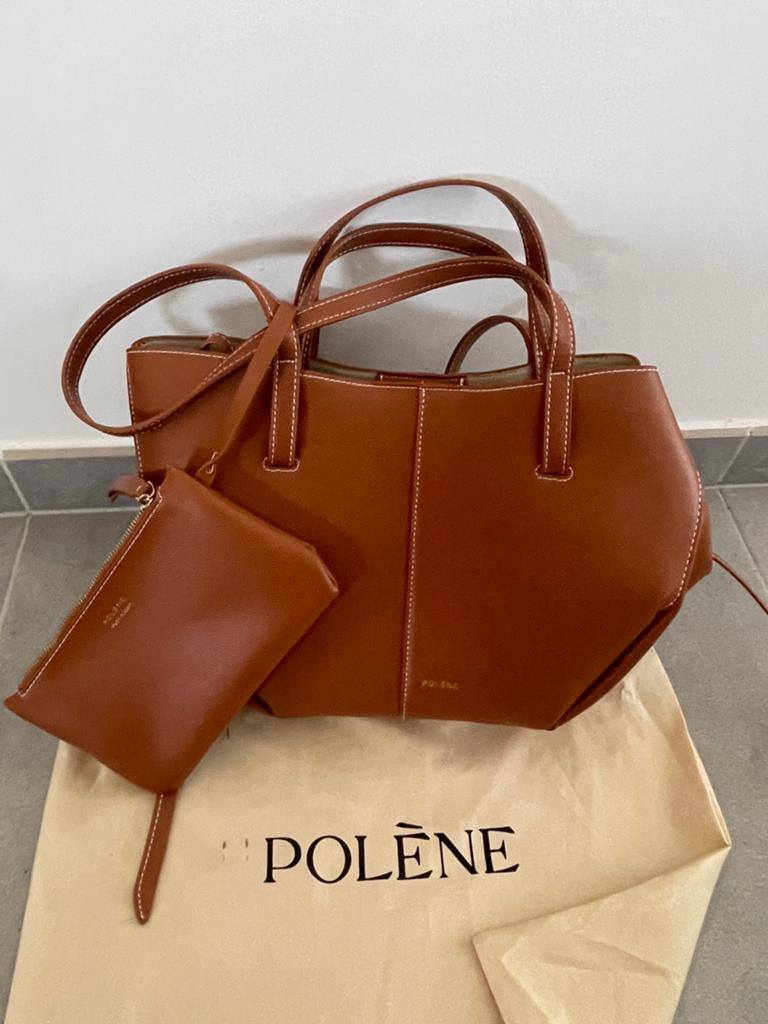Sac polène cyme cognac neuf, Ophalen of Verzenden, Zo goed als nieuw