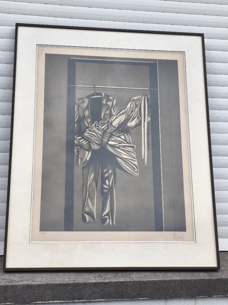 Lithographie signe herman baert, Enlèvement ou Envoi, Lithographie