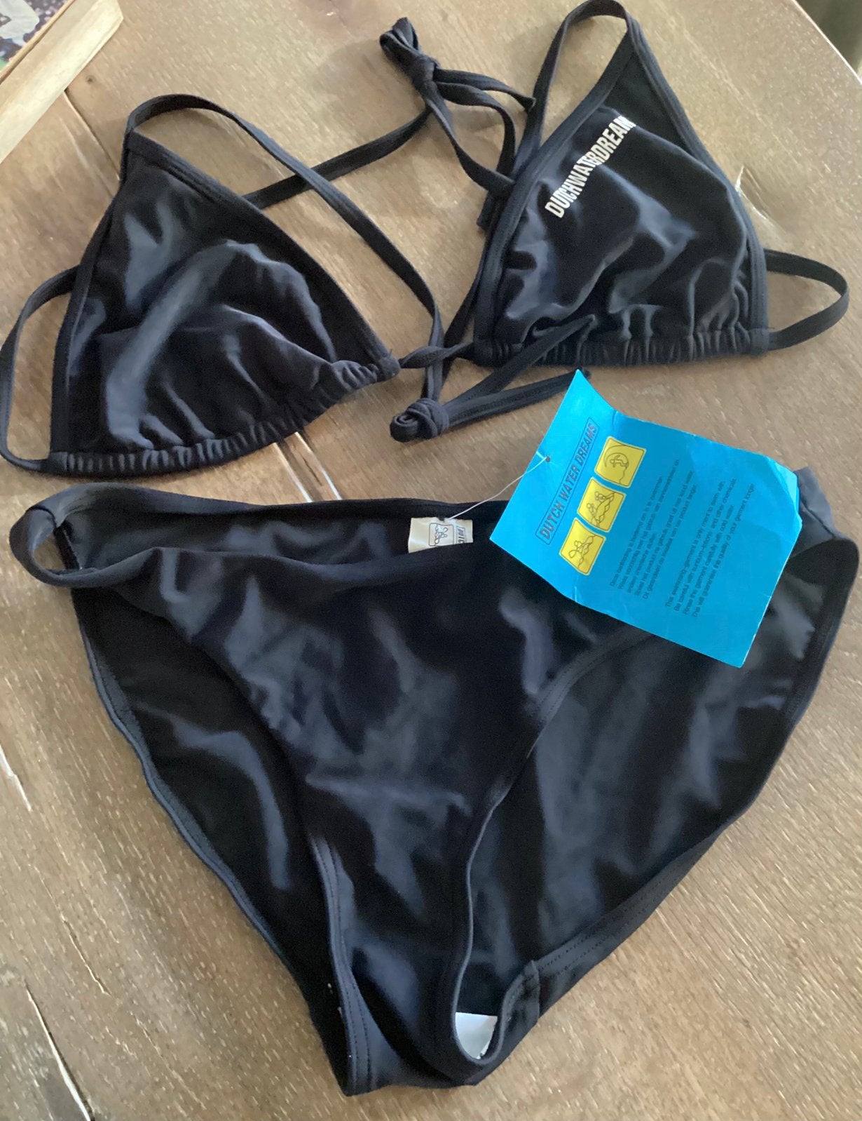 NIEUWE BIKINI DUTCH WATERDREAMS ,maat 40,MOOI!, Kleding | Dames, Badmode en Zwemkleding, Ophalen of Verzenden, Nieuw, Zwart, Bikini