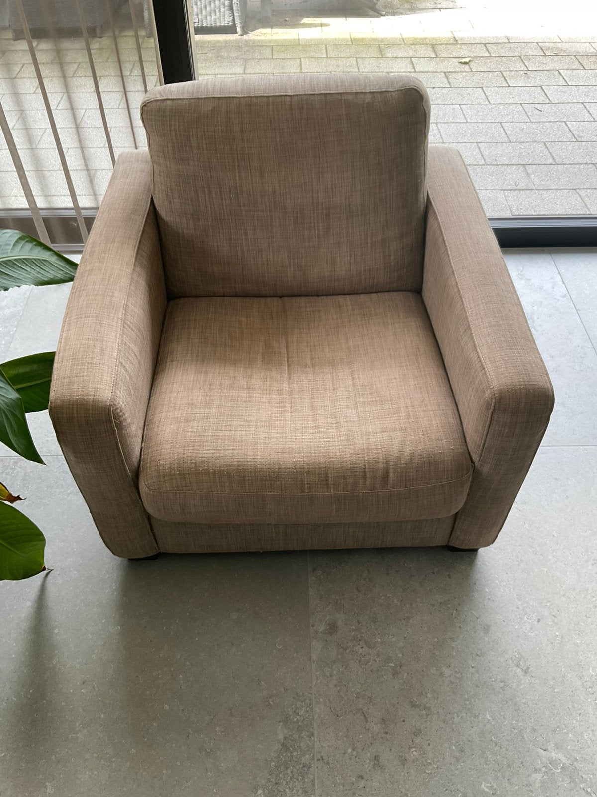 Fauteuil natuzzi, Huis en Inrichting, Ophalen, Gebruikt, Stof