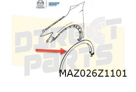 Mazda CX-5 (10/21-) wielkuiplijst voorscherm Links (46V soul, Neuf, -, -, Garde-boue