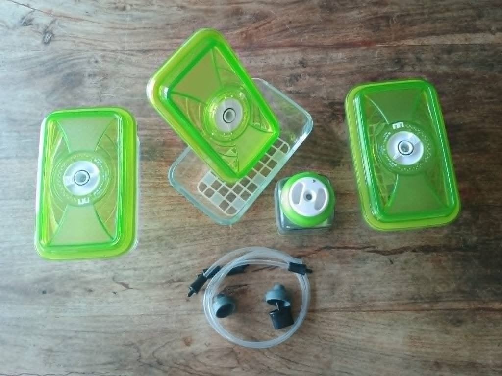 glazen bewaardozen VASCY, Huis en Inrichting, Keuken | Tupperware, Ophalen, Nieuw