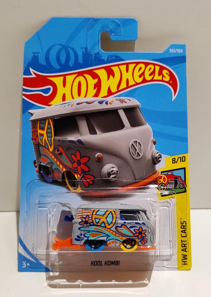 Hot wheels Volkswagen Kool Kombi Hippie (2017), Hobby en Vrije tijd, Ophalen of Verzenden