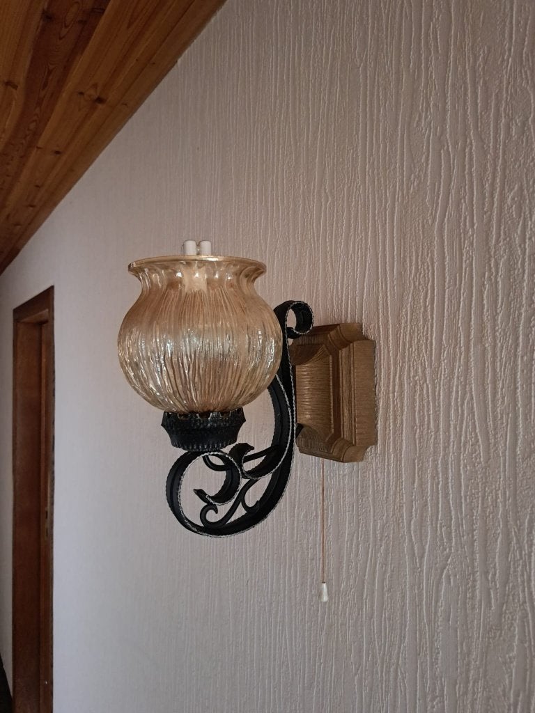 Vintage lamp uit jaren '70, Ophalen of Verzenden