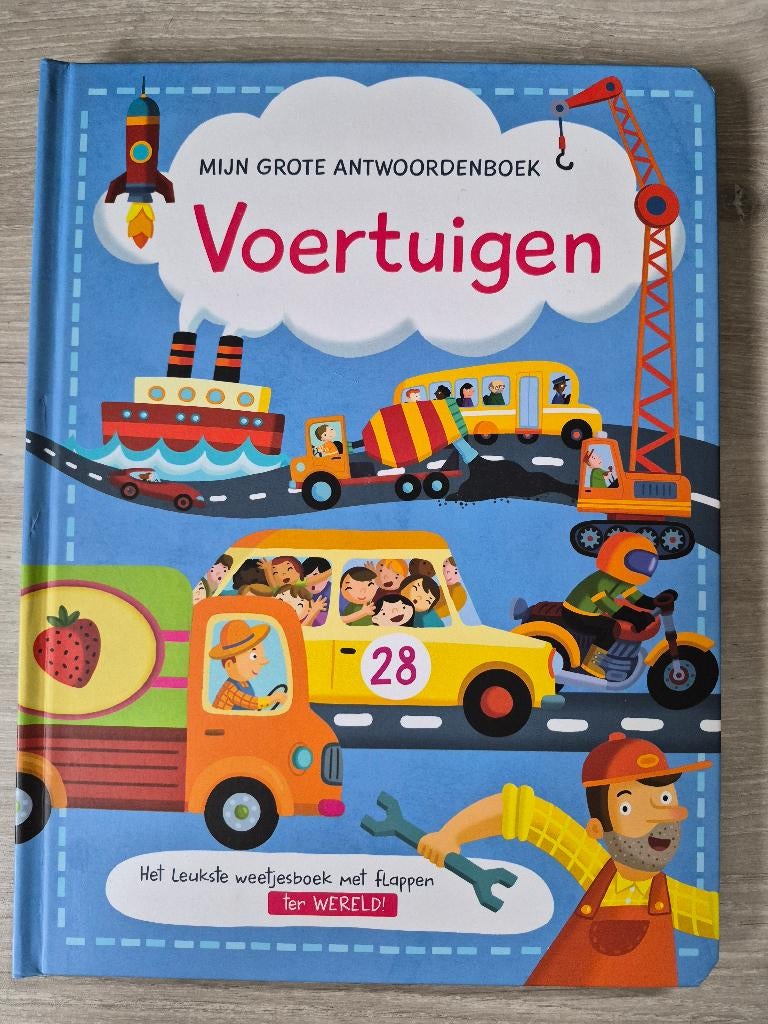 Mijn grote antwoordenboek Voertuigen, Livres, Livres pour enfants | Jeunesse | Moins de 10 ans, Comme neuf, Non-fiction, Enlèvement ou Envoi