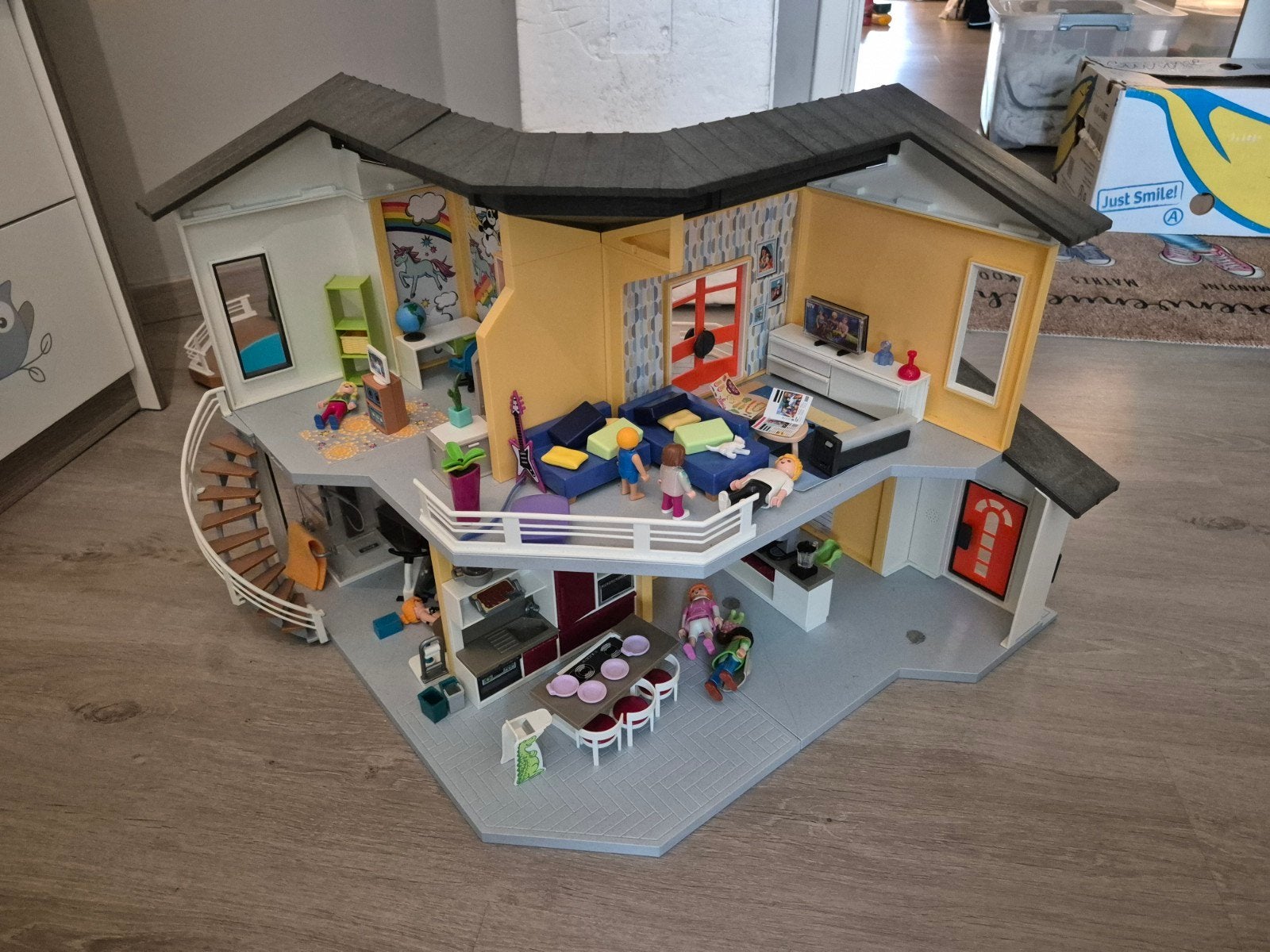 Maison Playmobil, Bâtiment, Utilisé, City life, Kit complet