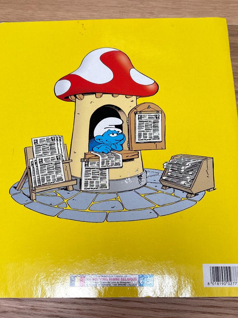 Panini stickerboek smurfen, Ophalen of Verzenden, Gebruikt, Meerdere plaatjes
