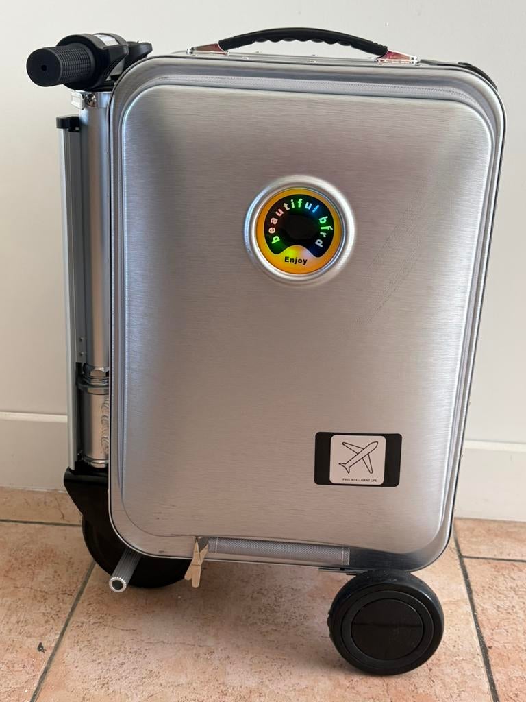 Valise trottinette électrique, Enlèvement, Comme neuf, Plastique dur, Roulettes