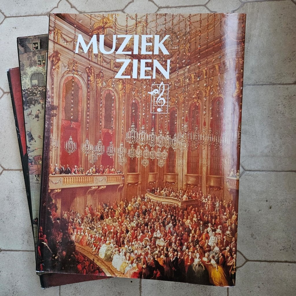 Drie boeken "Muziek zien" Artis, Ophalen, Zo goed als nieuw