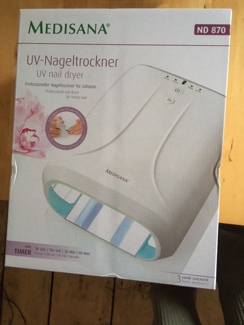 Séchoir à ongles UV Medisana ND870, Bijoux, Sacs & Beauté, Comme neuf, Mains et Ongles, Enlèvement, Accessoires