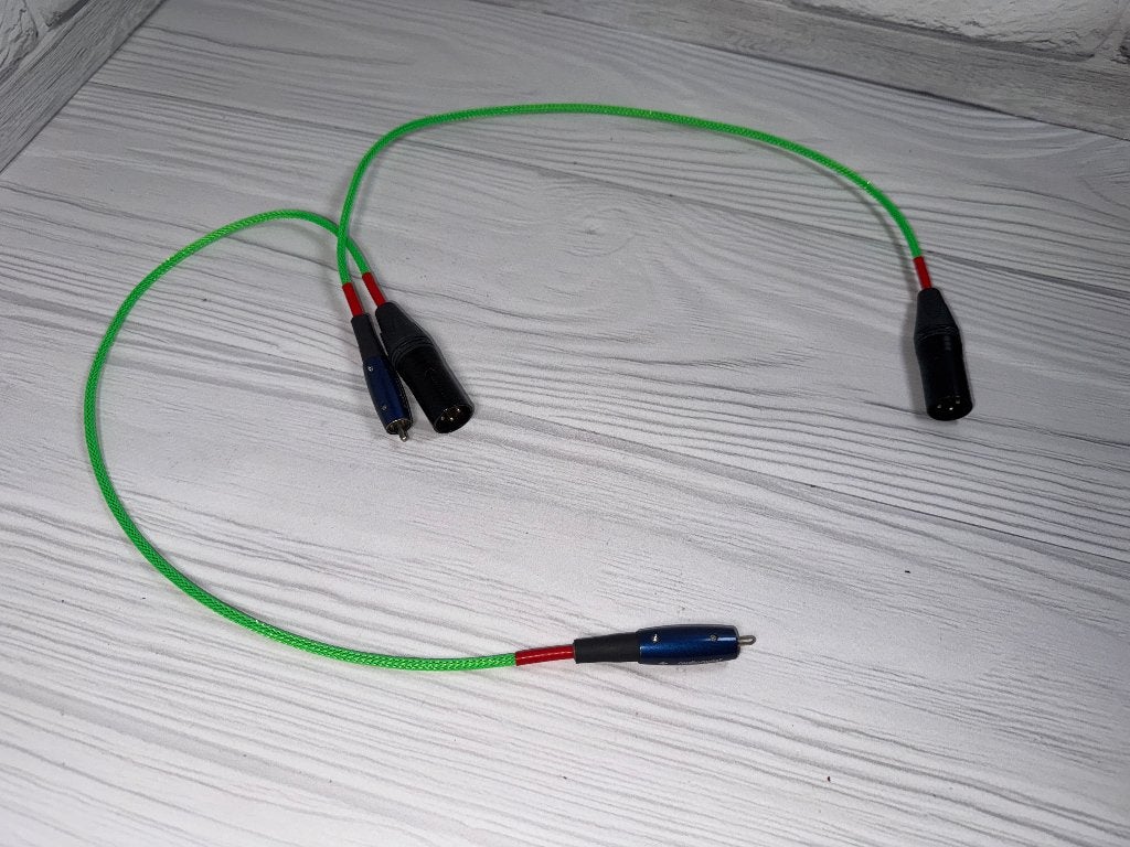 AudioQuest Husky RCA naar XLR Subwoofer Interlink Kabel, TV, Hi-fi & Vidéo, Enlèvement, Neuf, Moins de 2 mètres, Autres câbles